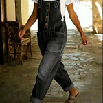 ⏳ 50% Off for a Limited Time! ⏰Vintage Wide Leg Denim Overalls