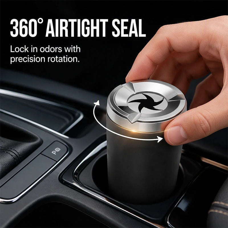 Rotatable Ceramic Car Ashtray