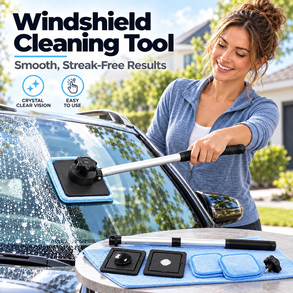 Dual Magnetic Windshield Cleaner