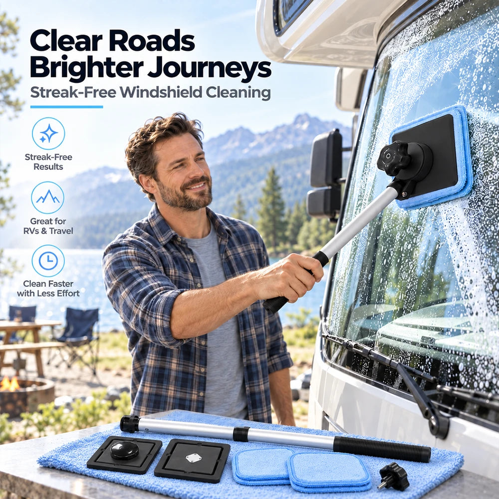Dual Magnetic Windshield Cleaner