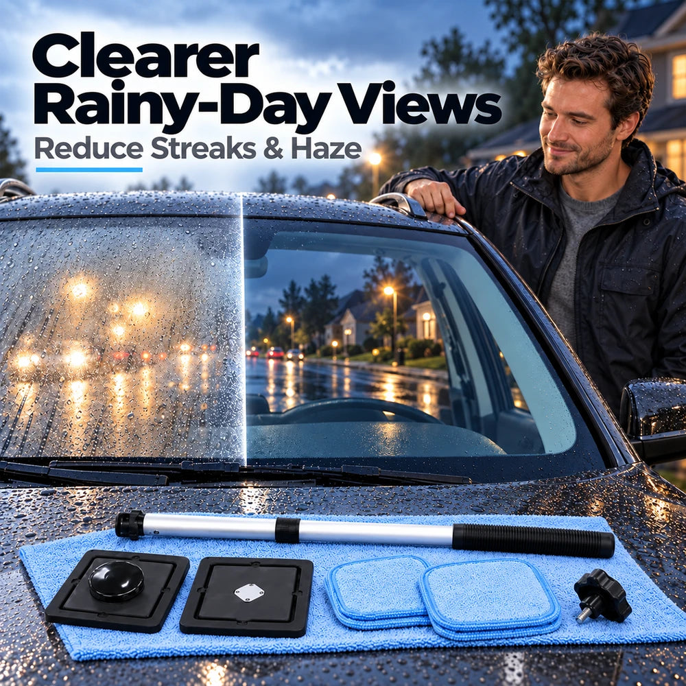 Dual Magnetic Windshield Cleaner