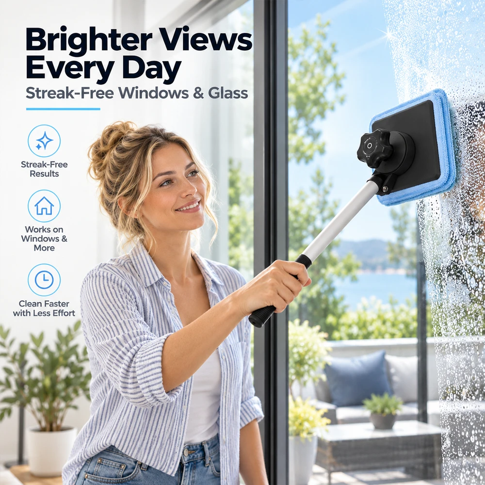 Dual Magnetic Windshield Cleaner