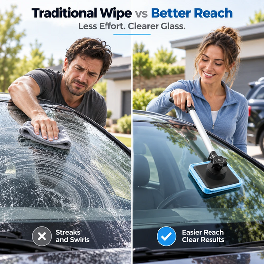 Dual Magnetic Windshield Cleaner