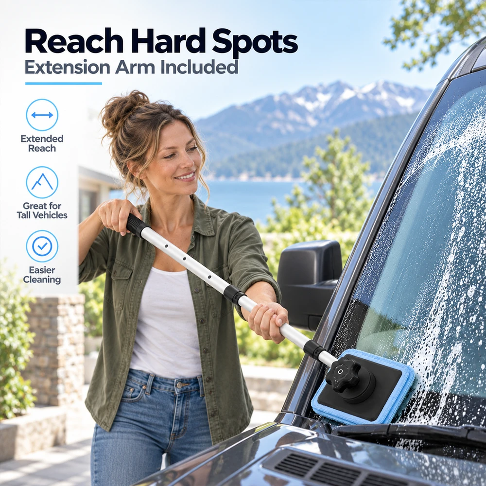 Dual Magnetic Windshield Cleaner
