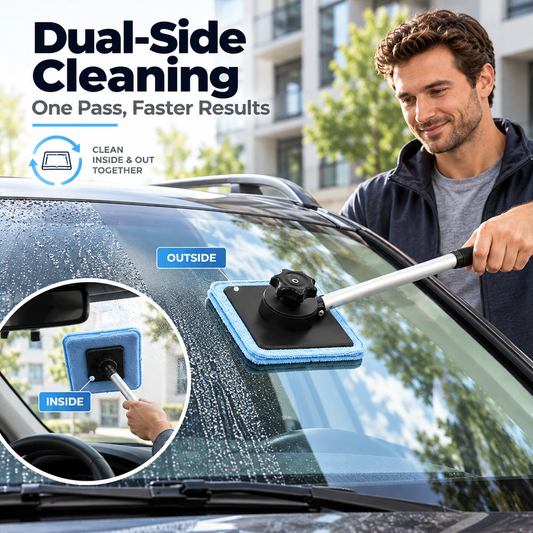 Dual Magnetic Windshield Cleaner