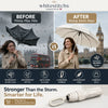 ⏳LIMITED-TIME 50% OFF! ⏰☔Automatic Folding Umbrella – Windproof, Waterproof & Compact