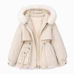🍁HOT SALE🍁Women's Winter Faux Fur Padded Parka