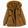 🍁HOT SALE🍁Women's Winter Faux Fur Padded Parka