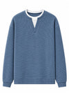 Textured Waffle Long Sleeve Tee