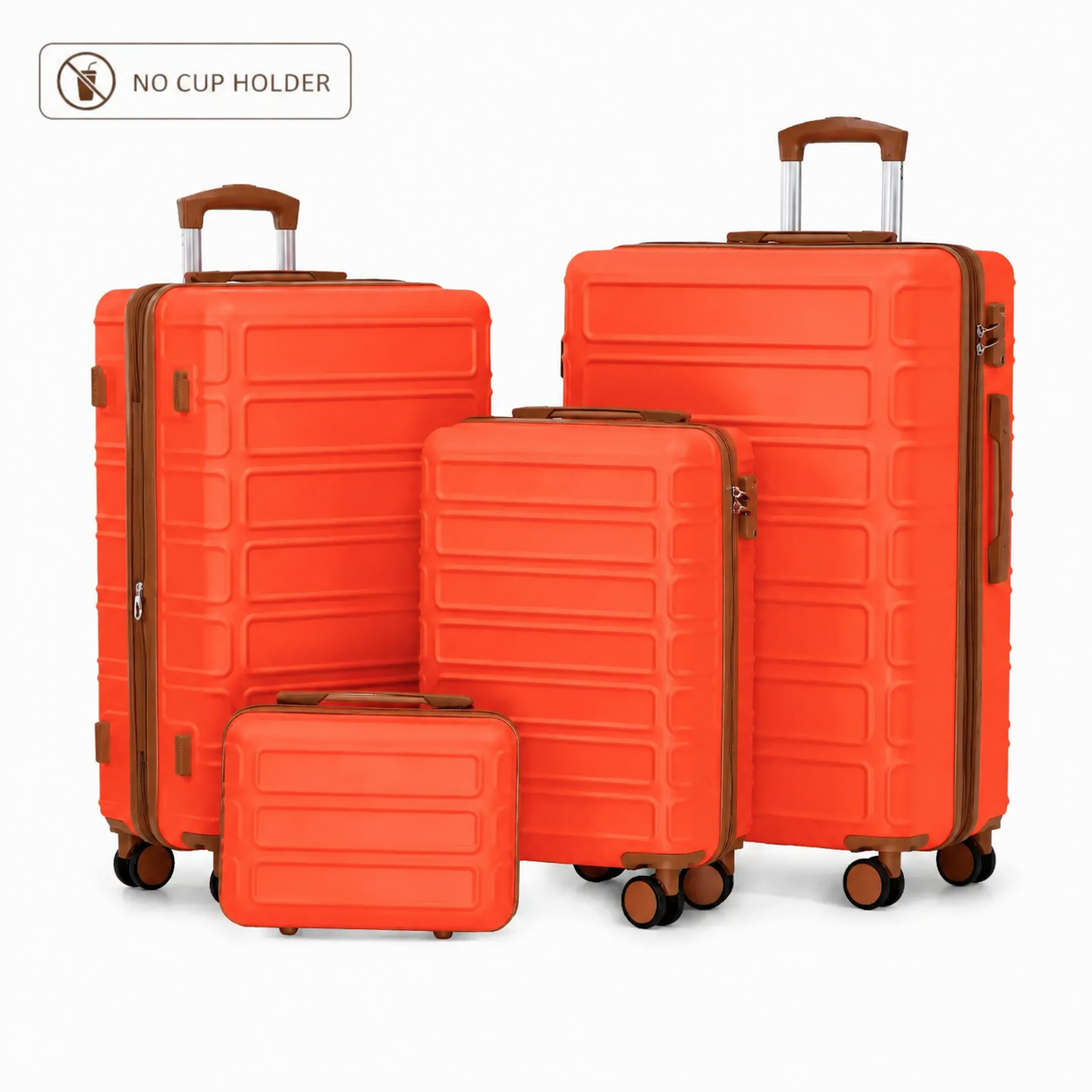 🔥Buy 2 for only €29.98🔥4 Piece Expandable Hardshell Luggage Set with TSA Lock
