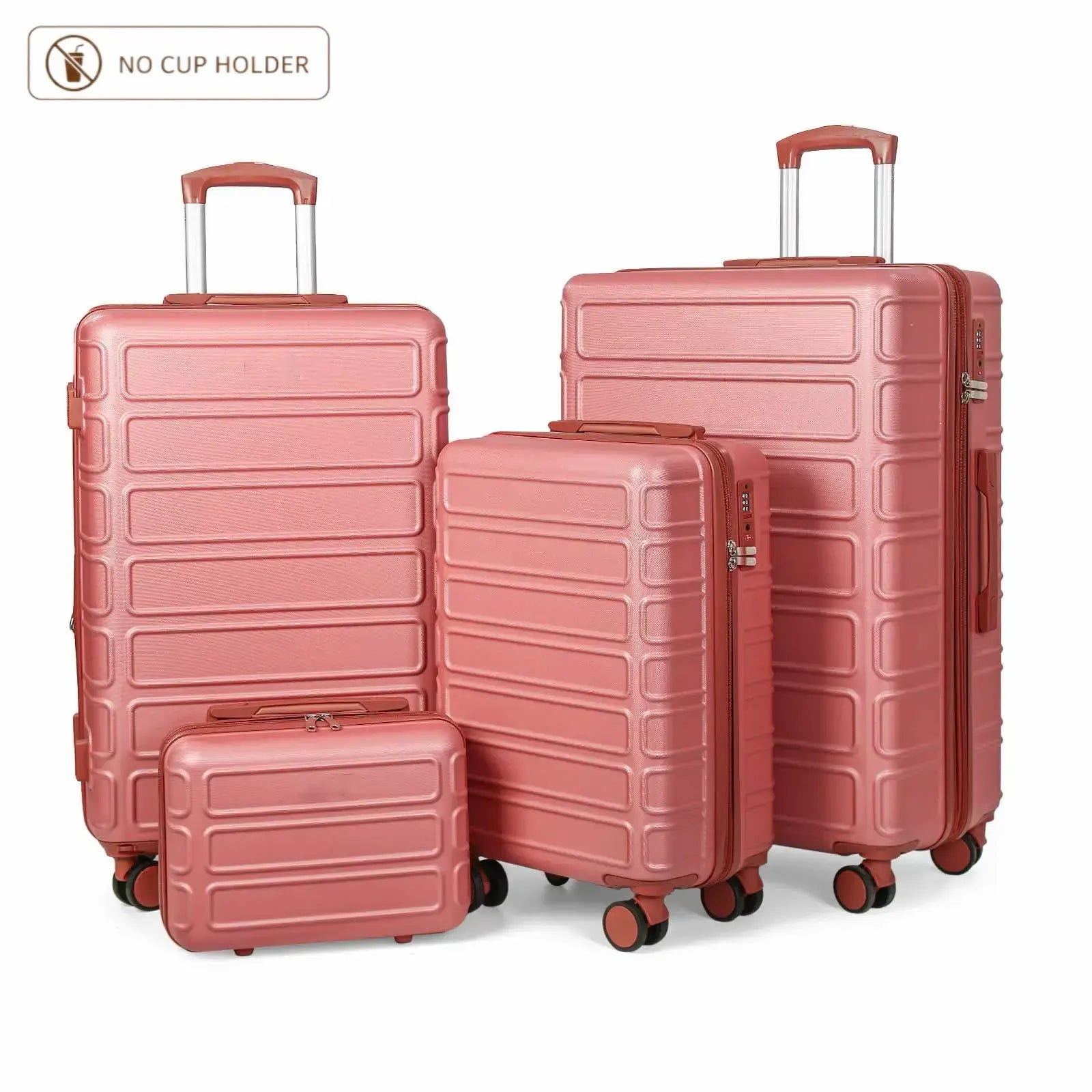 🔥Buy 2 for only €29.98🔥4 Piece Expandable Hardshell Luggage Set with TSA Lock