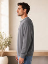 Textured Waffle Long Sleeve Tee