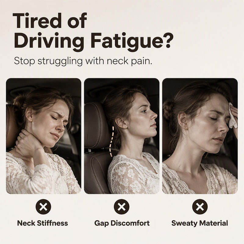 Universal Memory Foam Car Headrest Pillow