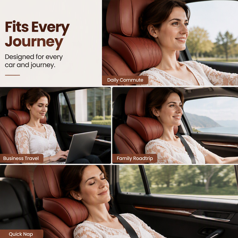 Universal Memory Foam Car Headrest Pillow